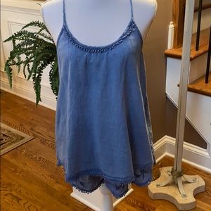 Anthropologie brand tank pajama set